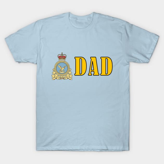 Bold design for anyone whose Mum or Dad serves in the Canadian Armed Forces T-Shirt by The Rag Trade 2021